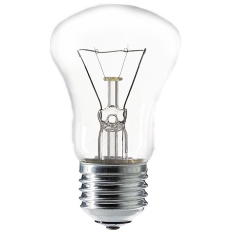 Лампа Калашниково накаливания ЛОН 95вт 230-95 Е27 цветная упаковка (грибок)