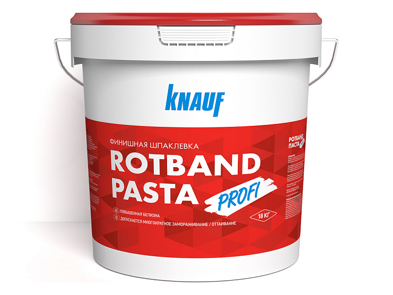 Шпаклевка Knauf Rotband Pasta Profi готовая (18 кг)