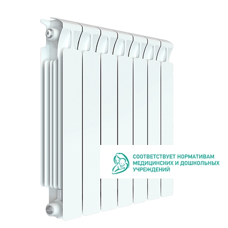 Биметаллический радиатор RIFAR Monolit 500 - 7 секций (3/4")