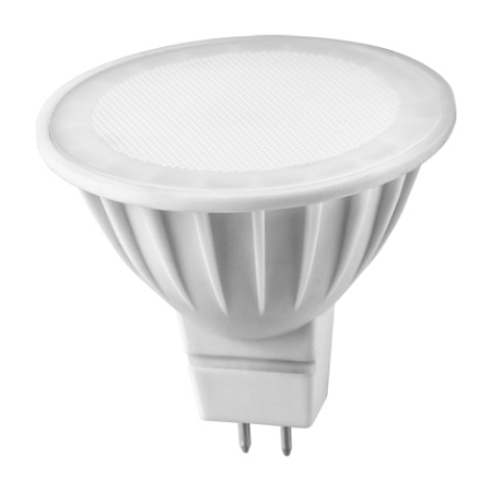 Лампа ОНЛАЙТ LED светодиодная 5вт 230в GU5.3 белый (71638 ОLL-MR16)