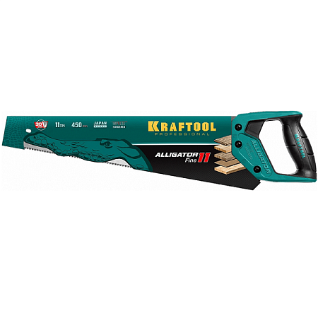 Ножовка для точного реза KRAFTOOL Alligator Fine 11 450 мм (15203-45)