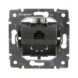 Розетка компьютерная RJ45 категория 5е UTP винтовые клеммы 1 выход Legrand Galea Life
