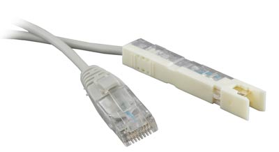 Патч-корд Hyperline PC-110-RJ45-1P-CX-2M-LSZH-GY тип-RJ45, 1 пара, LSZH, 2 м, серый