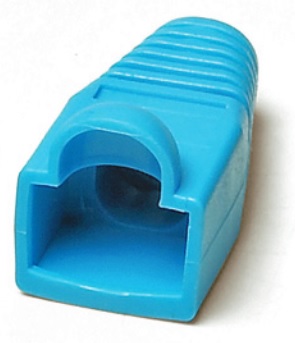Изолирующий колпачок Hyperline BOOT-BL-10 для разъемов RJ-45, синий (10 шт.)
