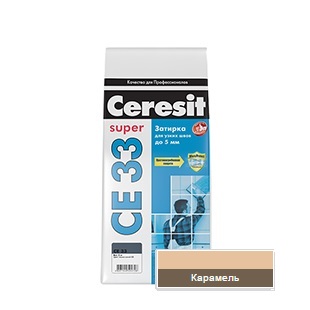 Затирка Ceresit СЕ 33 №46 карамель 1-6мм (2кг)