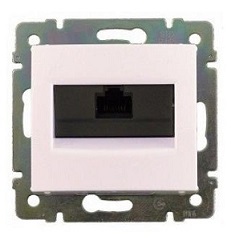 Розетка компьютерная Legrand VALENA RJ45х1 UTP белая
