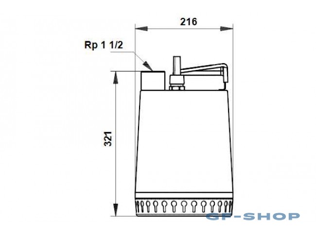 Насос погружной дренажный Grundfos UNILIFT AP 12.40.04.A1 96011018B