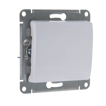 Выключатель Schneider Electric GLOSSA белый одноклавишный в рамку сх.1 (GSL000111)